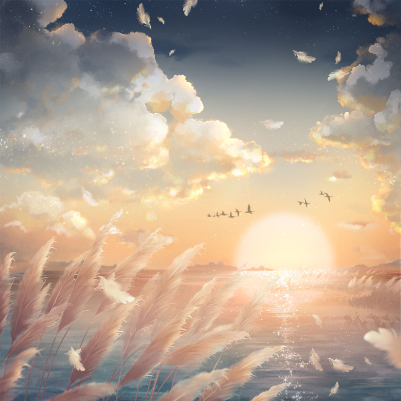 Яркое солнце арт