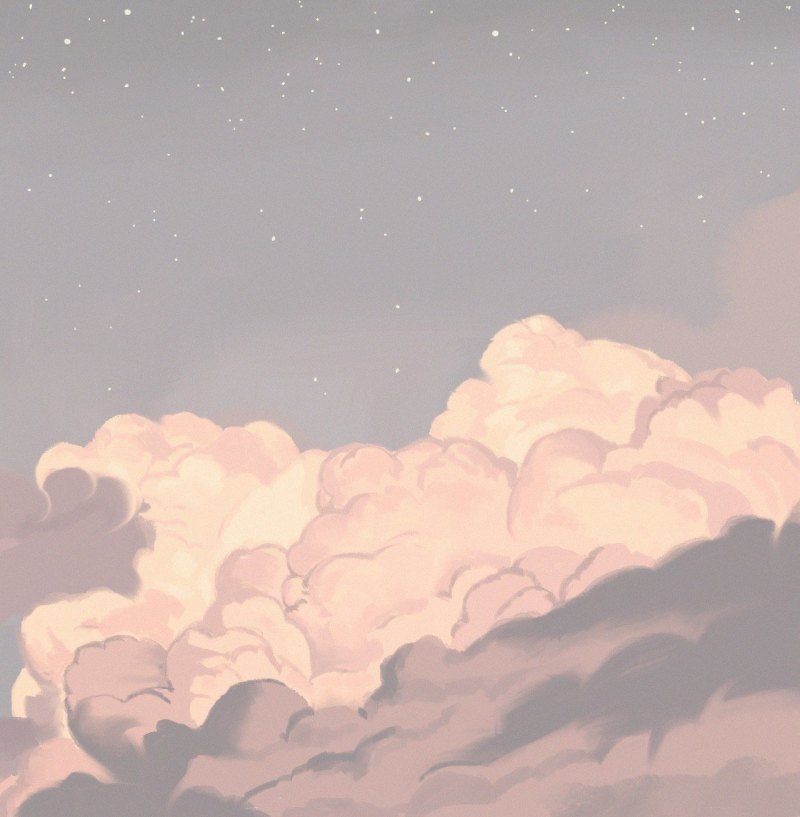 Небо в пастельных тонах