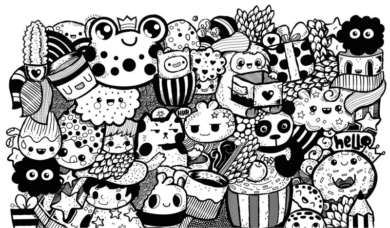 Рисунки в стиле Doodle