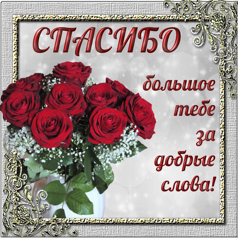 Словово благодарности
