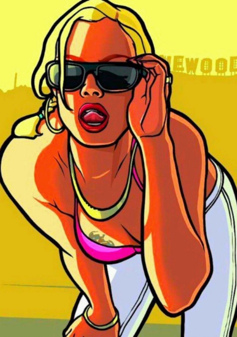 Девушка самп