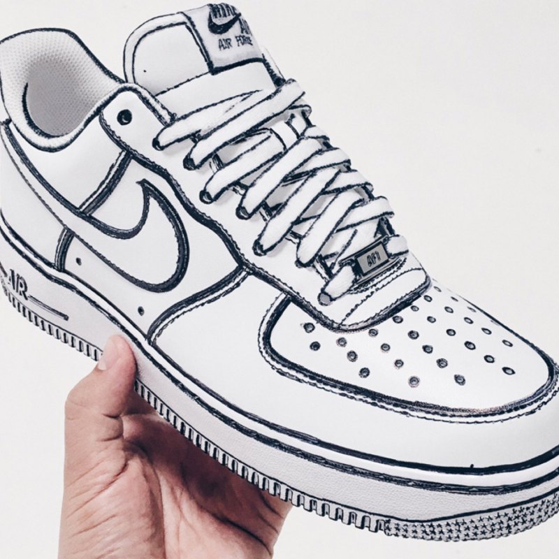 Разрисовка Nike Air Force