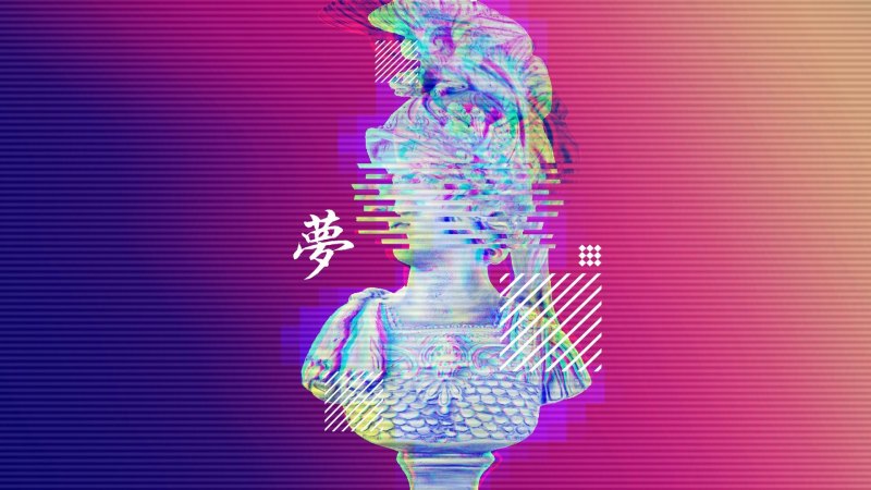 Рисунки в стиле vaporwave