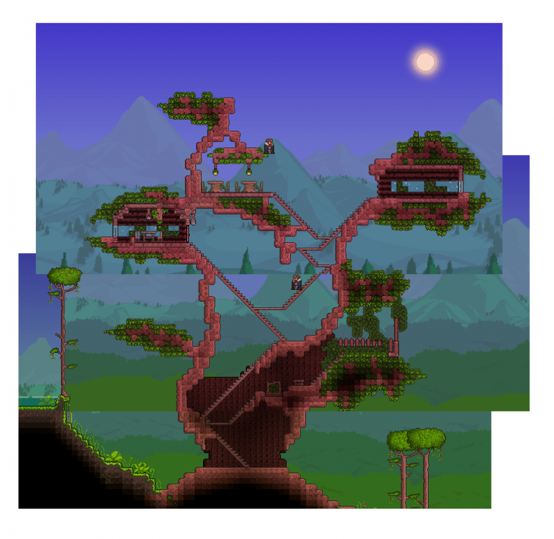 Terraria наполняющий столик