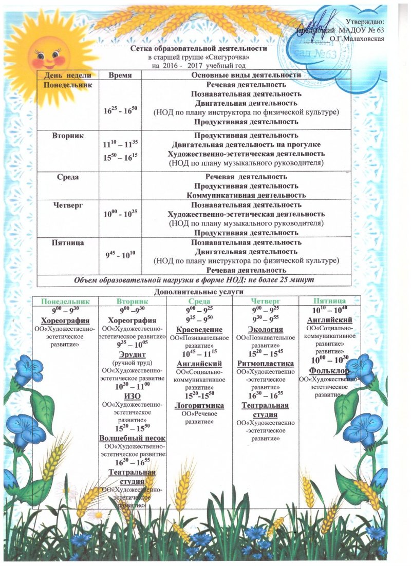 План музыкальных развлечений на год в детском саду