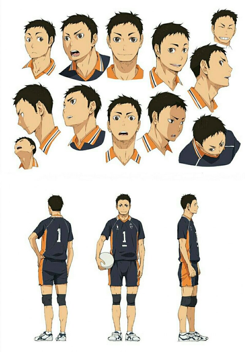 Волейбол персонажи Карасуно