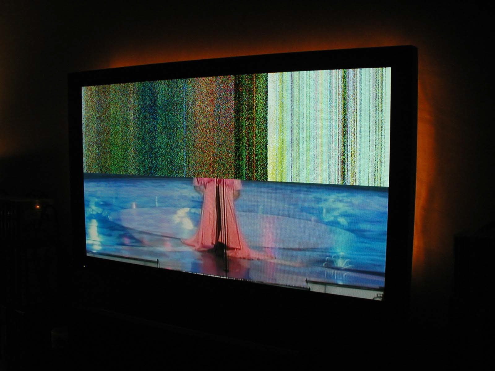 Рассыпается изображение на телевизоре