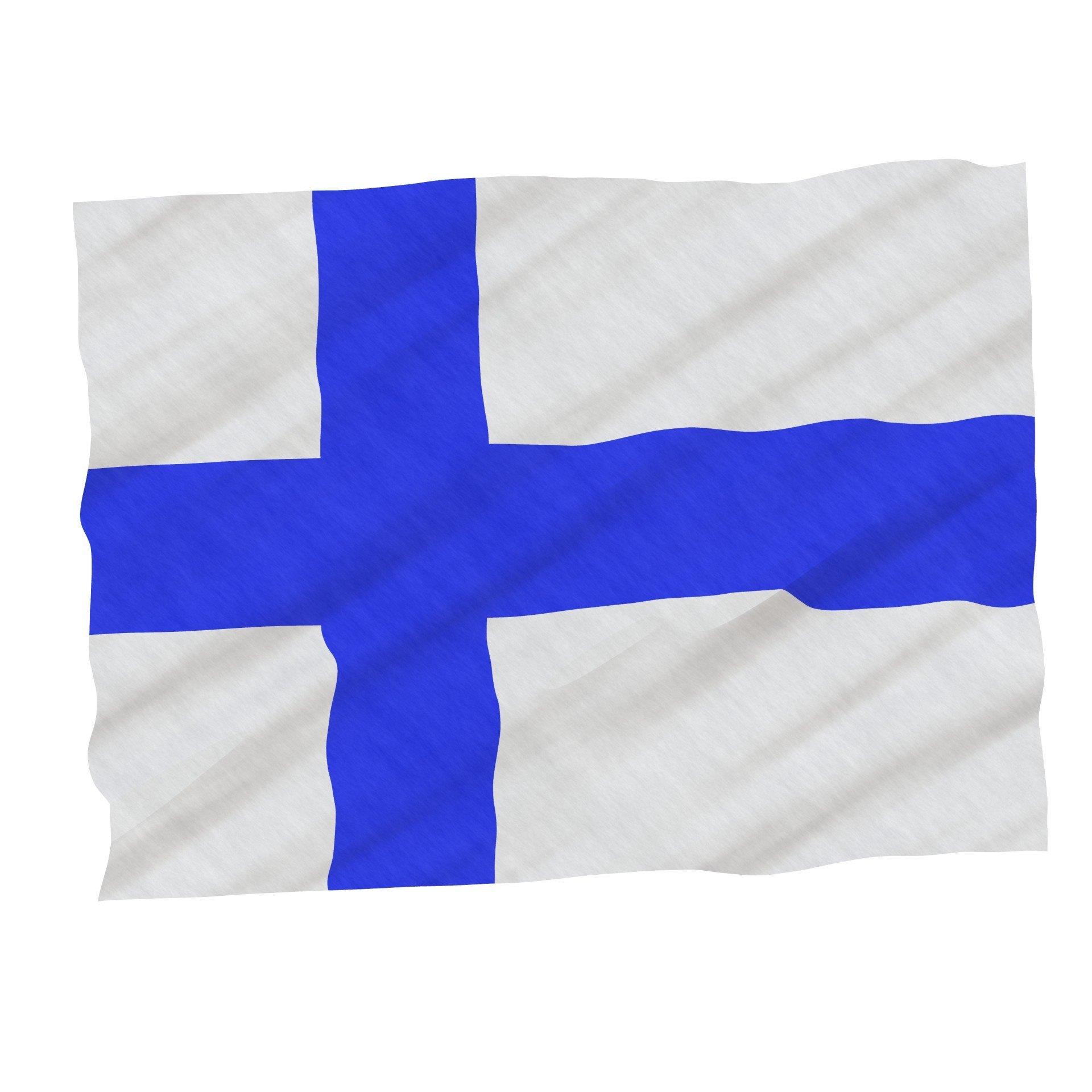 Синий крест на белом фоне флаг