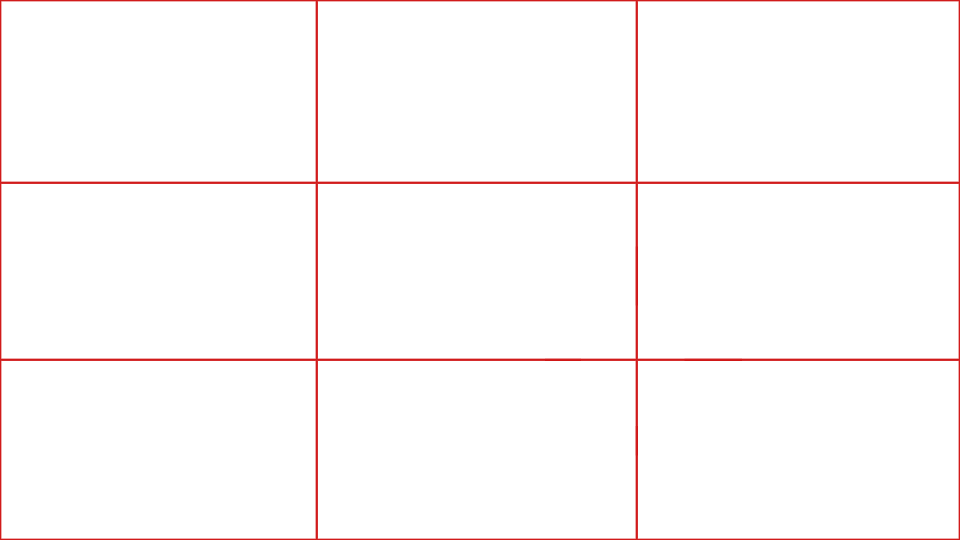 16 9 x 8 1. Таблица без фона. Сетка третей. Лист разделенный на 16 частей. Сетка таблица.