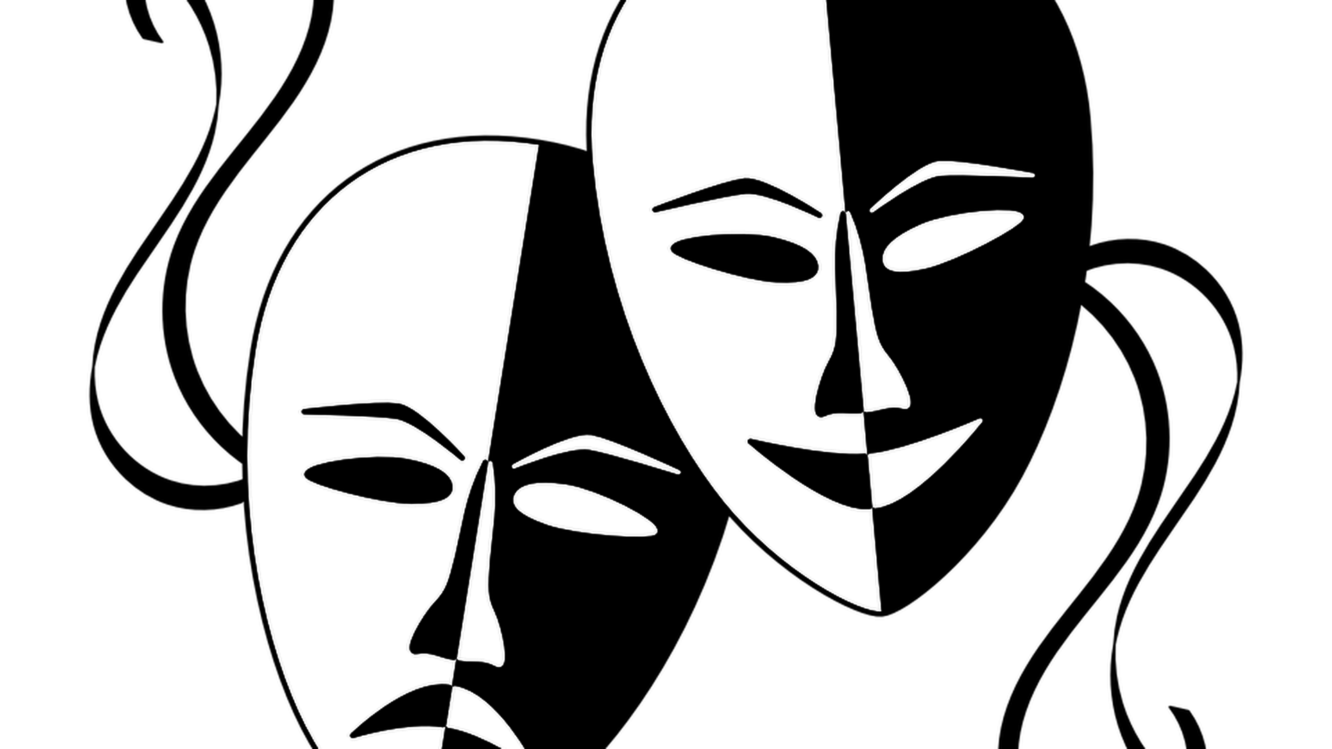 Маскс. Театральные маски. Театральные маски черно белые. Театральные маски силуэт. Театральные маски вектор.