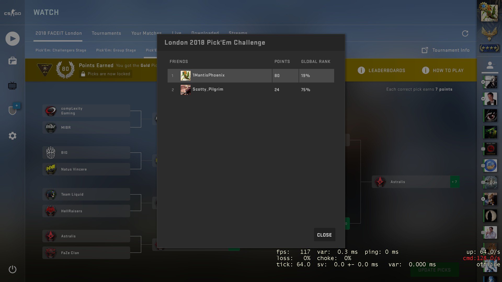 Something went wrong faceit