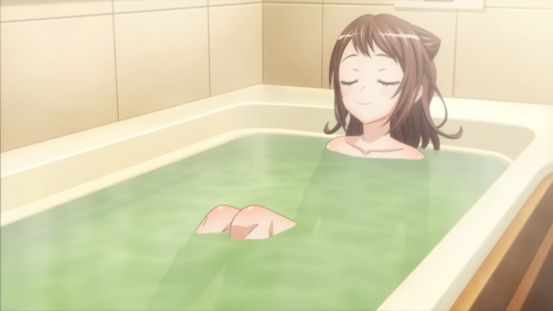 Японская мама в ванне