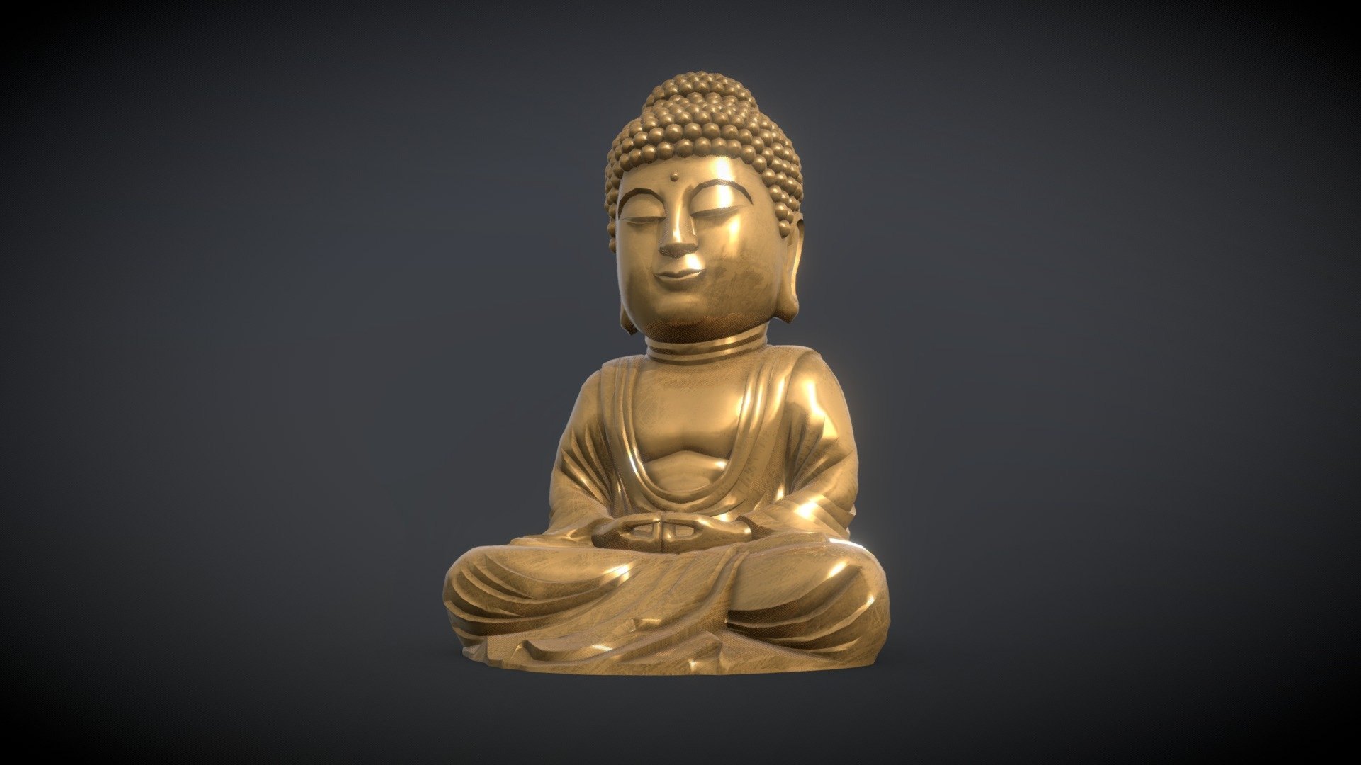Будда в 3