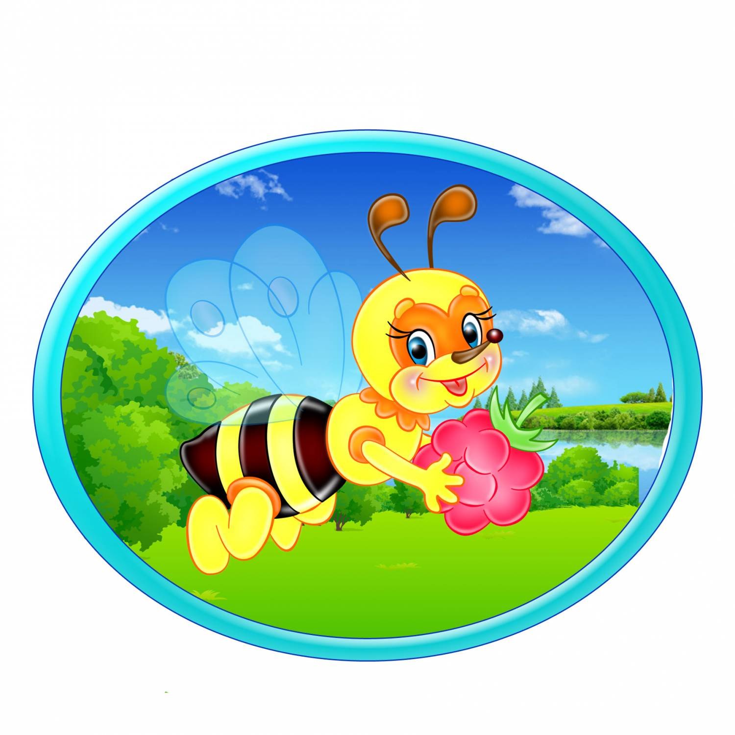 Эмблема пчелки для детского сада