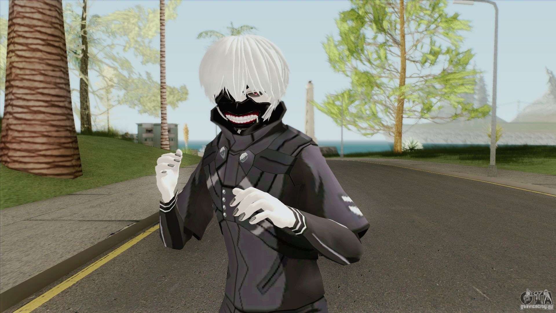 Скин дед инсайд. Канеки ФОРТНАЙТ. GTA sa Kaneki Skin. ГТА Сан Токийский гуль.