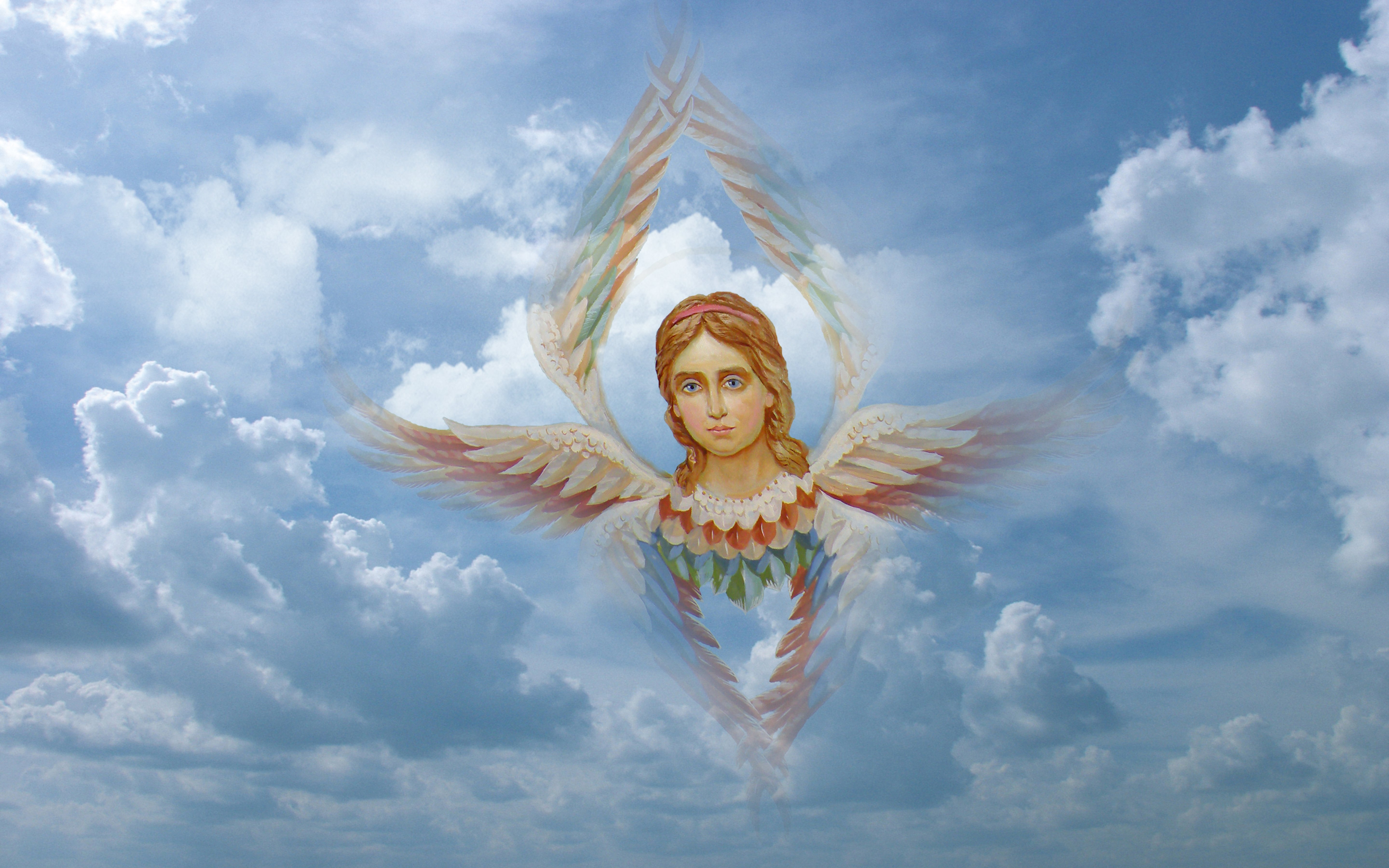 Божьи картинки. Михаил Архангел Шестикрылый ангел. Ангел Божий. Небесные ангелы. Православные обои.