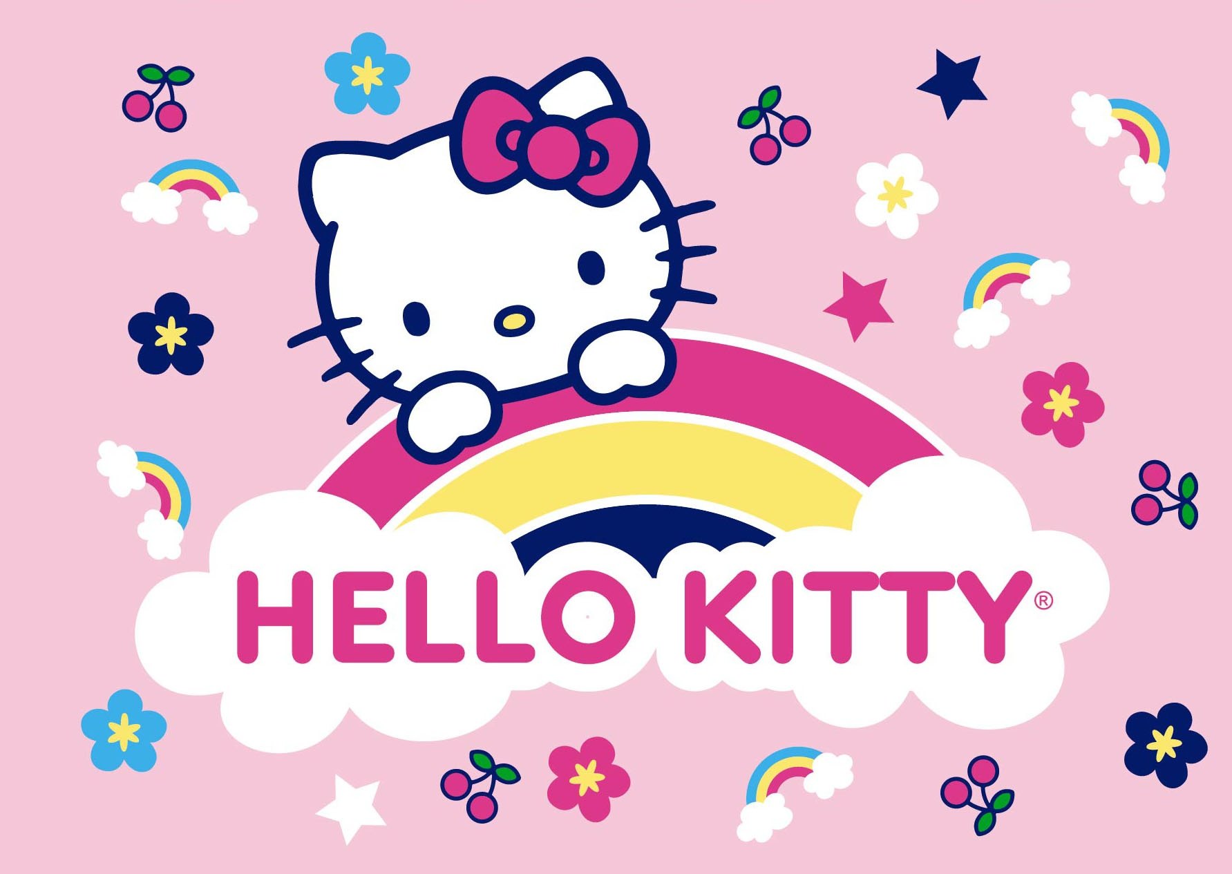 Хеллоу история. Хелло Китти. Хеллоу Китти hello Kitty. Плакаты Хэллоу Китти. Hello Kitty надпись.