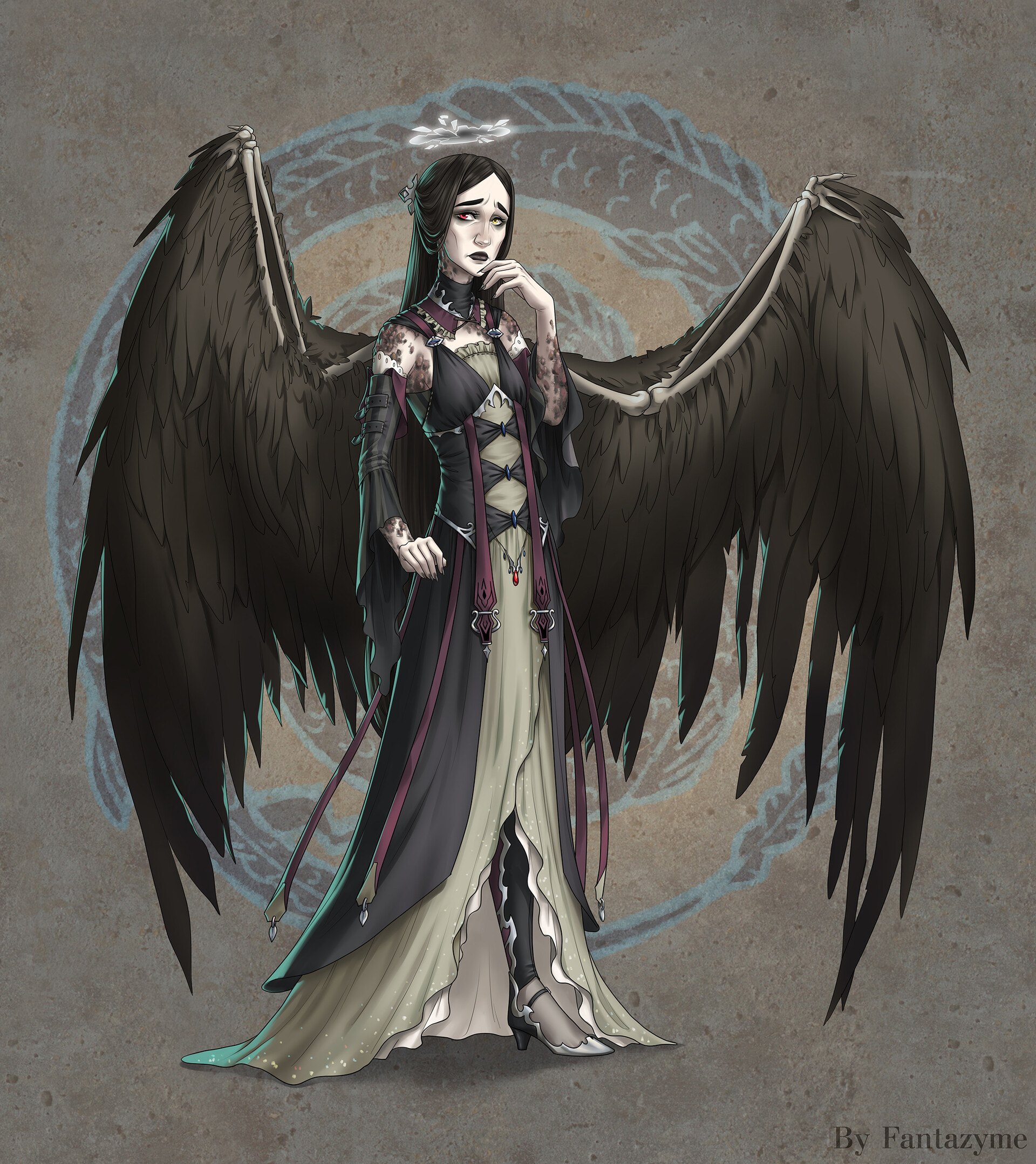 Падший ангел Белиал. Белиал демон. Парень с крыльями фэнтези арт. Свадебные платья фэнтези с крыльями.