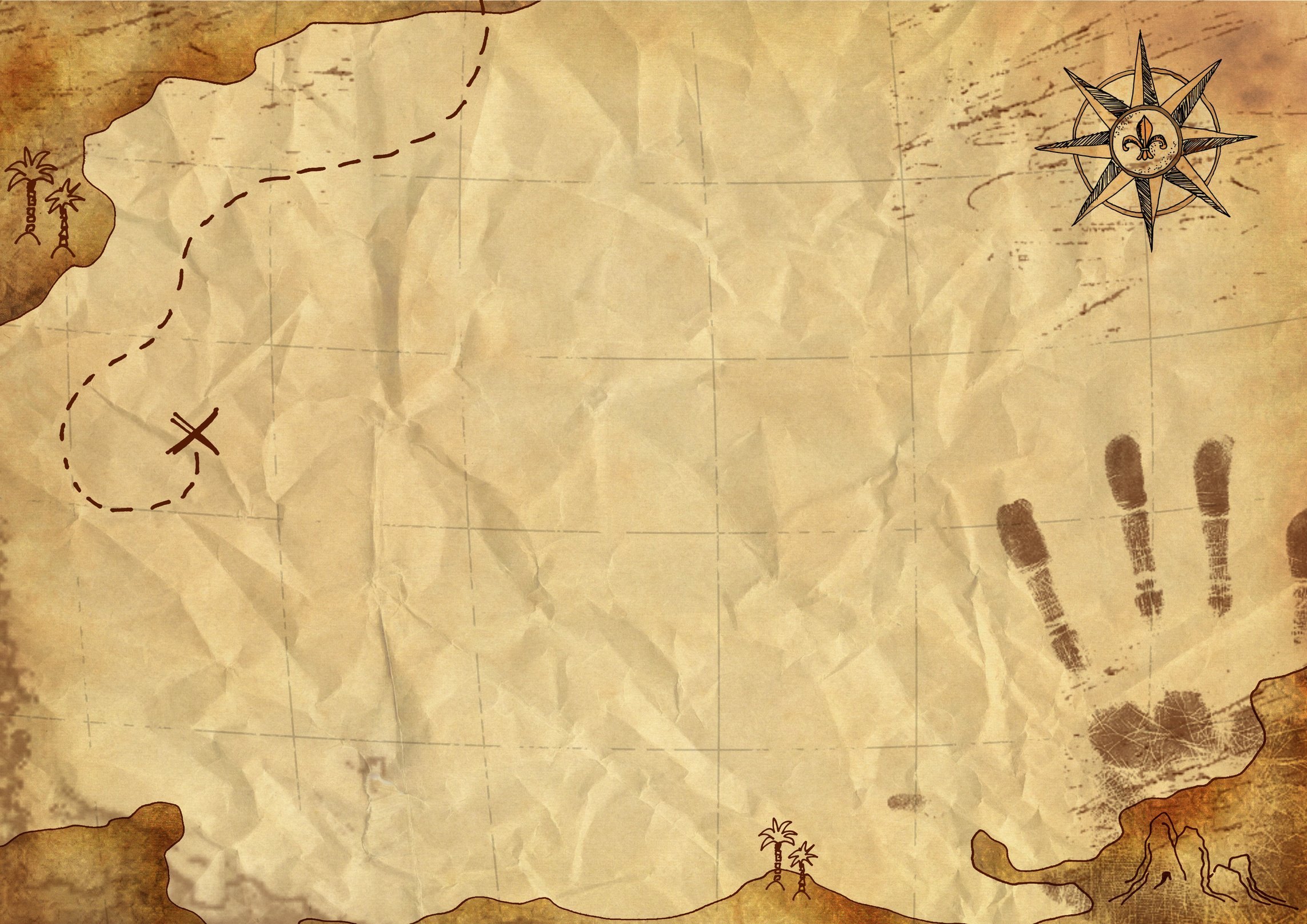 Как сделать приглашения из крафт-бумаги в стиле старинной пиратской карты