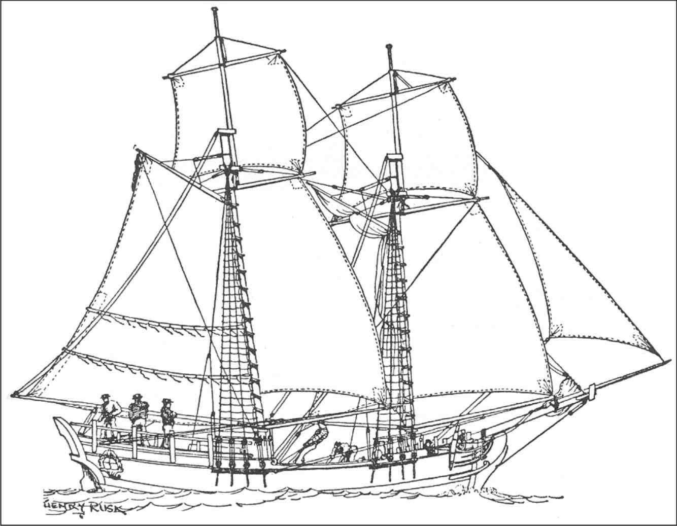 Парусный Трёхмачтовый корабль Апостол пётр