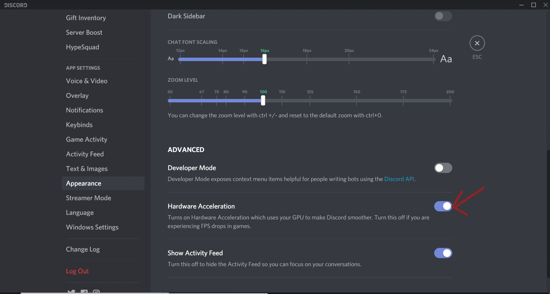 Интеграция дискорд не работает