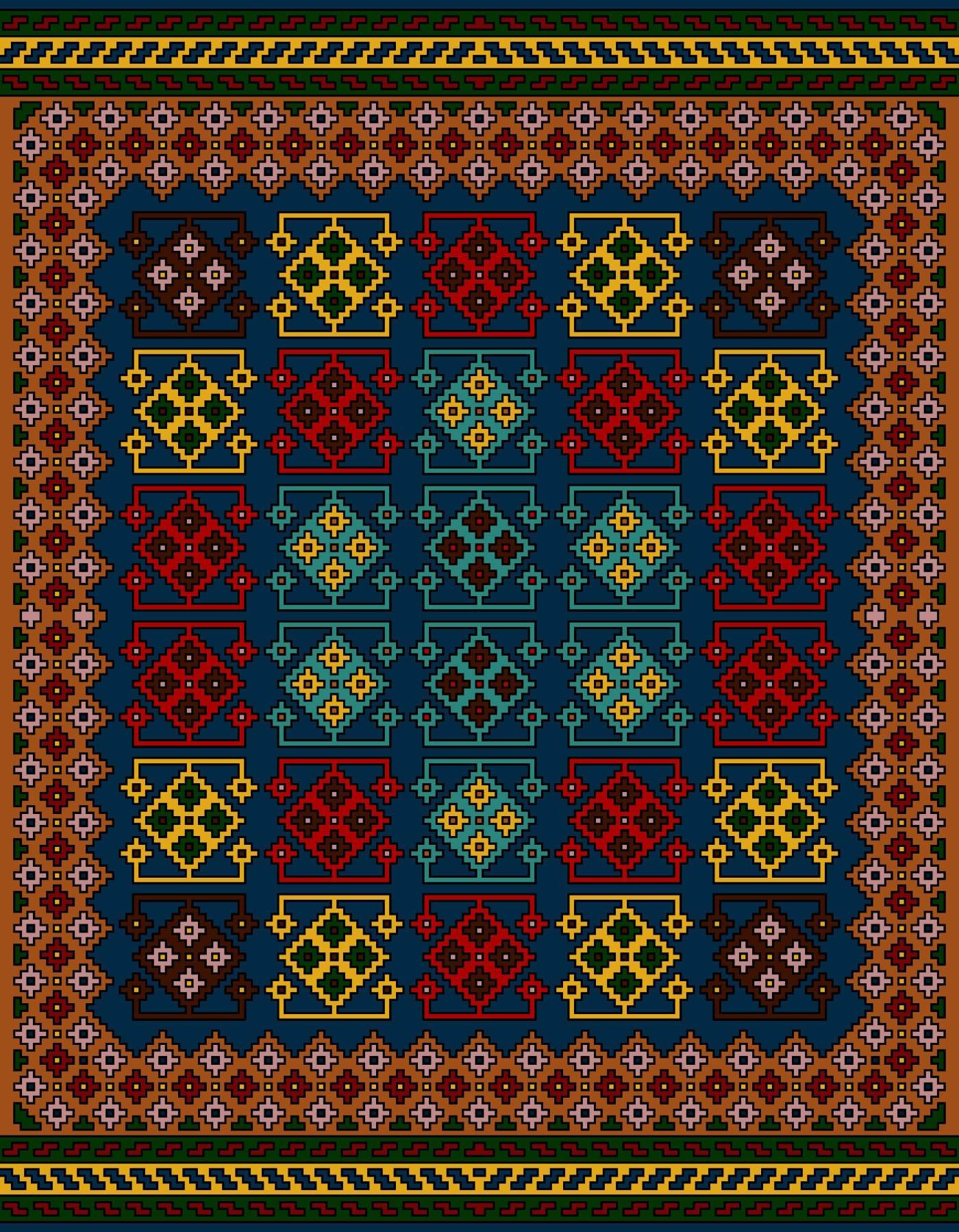 Армянские орнаменты для вышивки крестом