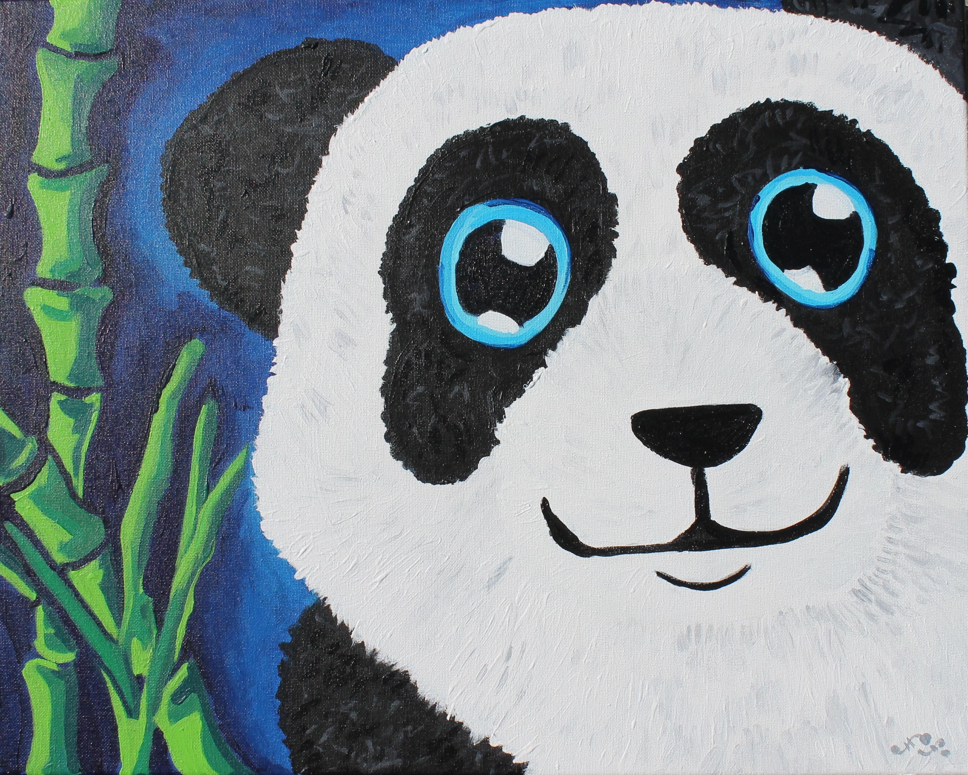 Панда для рисования для детей