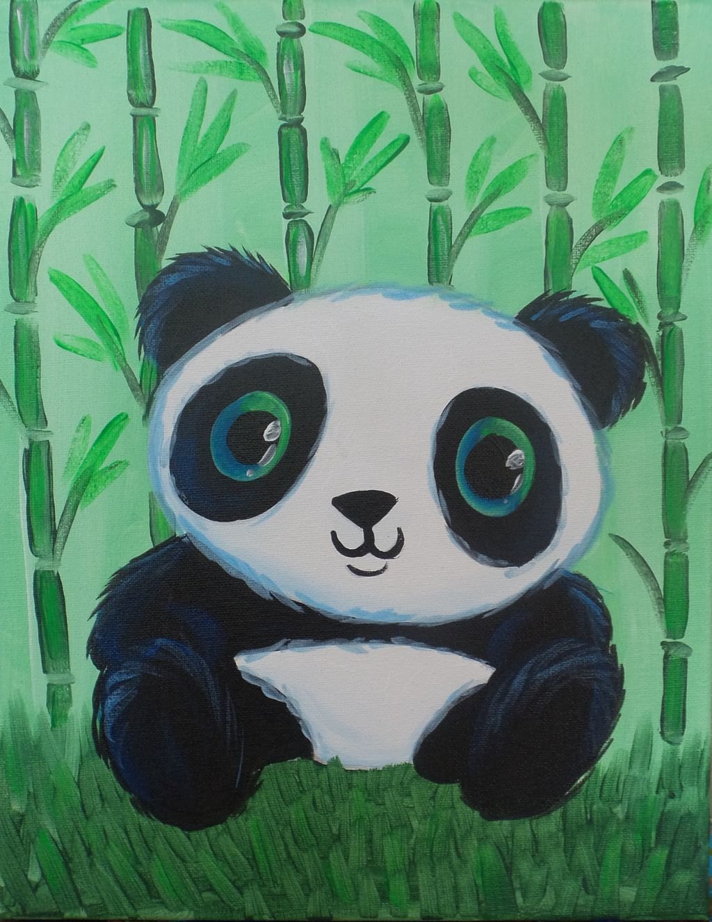 Детские рисунки панды
