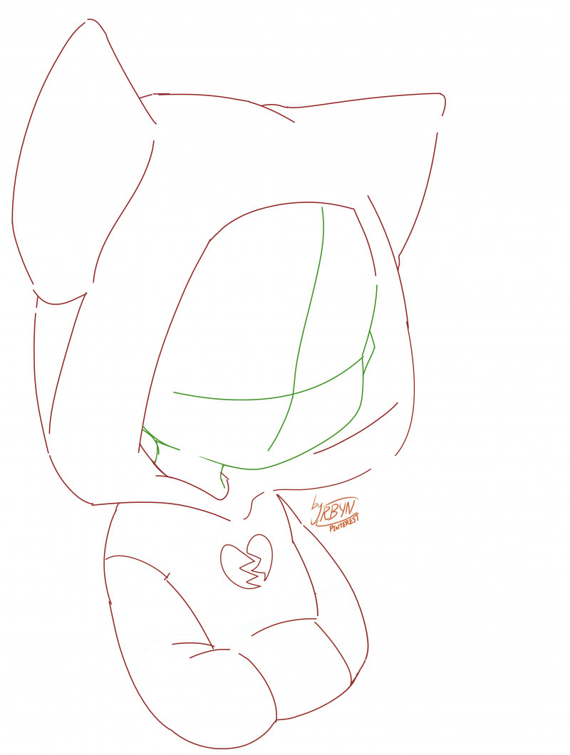 Заготовки для рисования Чиби