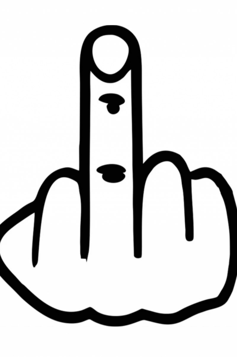 Наклейки фак