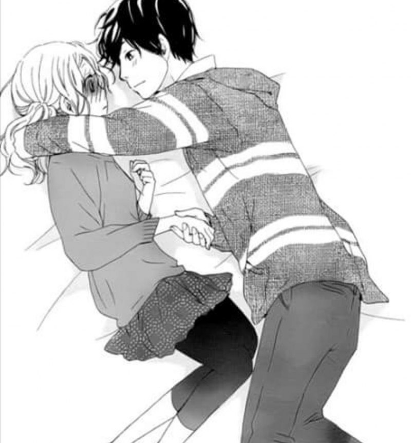 Санга парень и девушка обнимаются