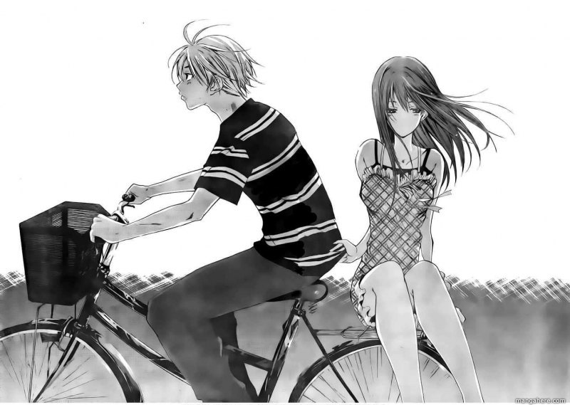 Парень и девушка арт