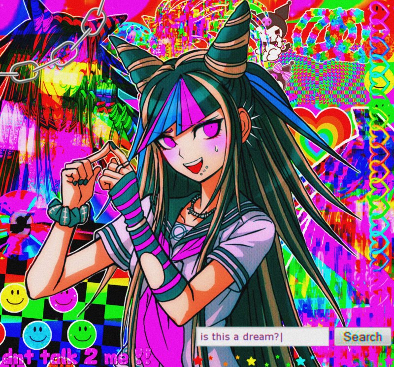 Ибуки Миода глитч