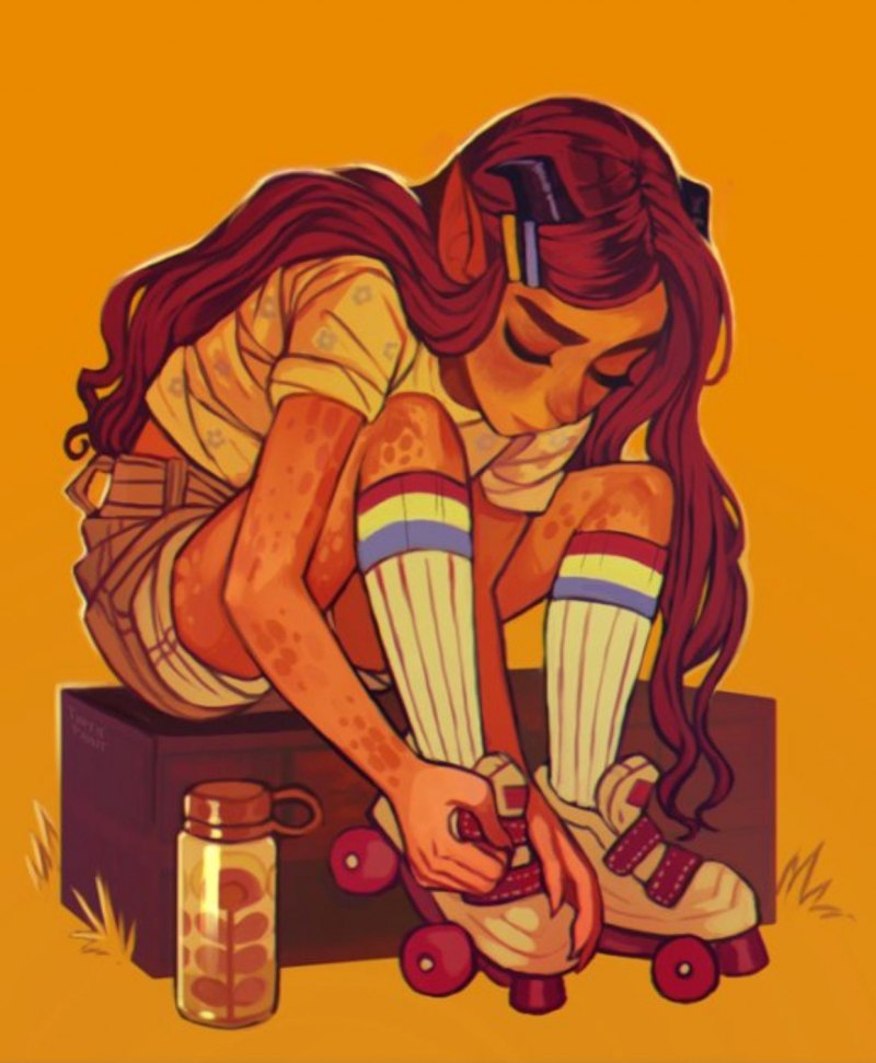 Девушки в стиле арт