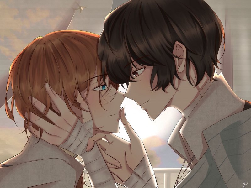 Дазай вампир и Чуя