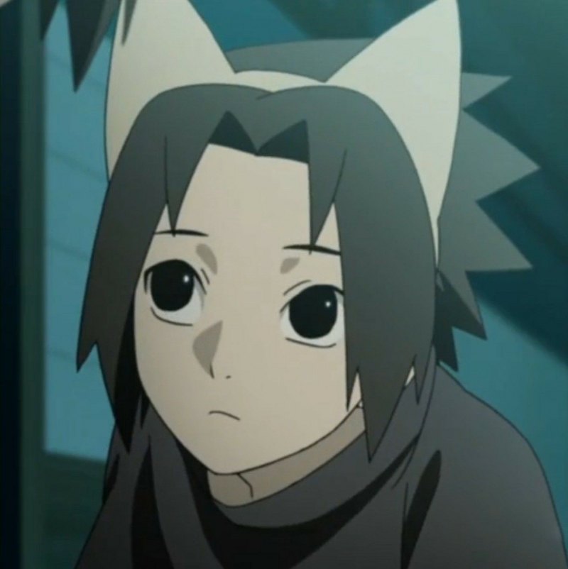 Саске Учиха с ушками