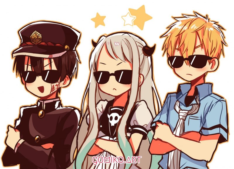 Туалетный мальчик Ханако-кун Коу арт