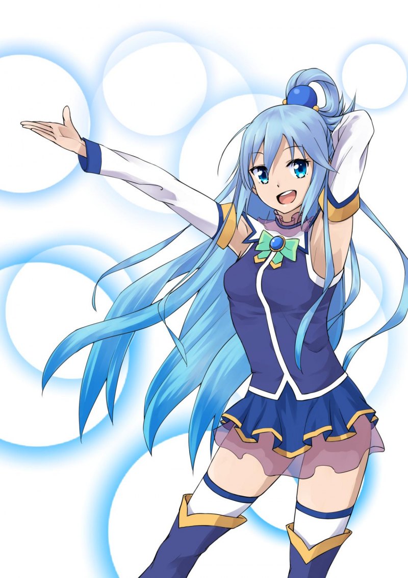 Аниме Konosuba Aqua
