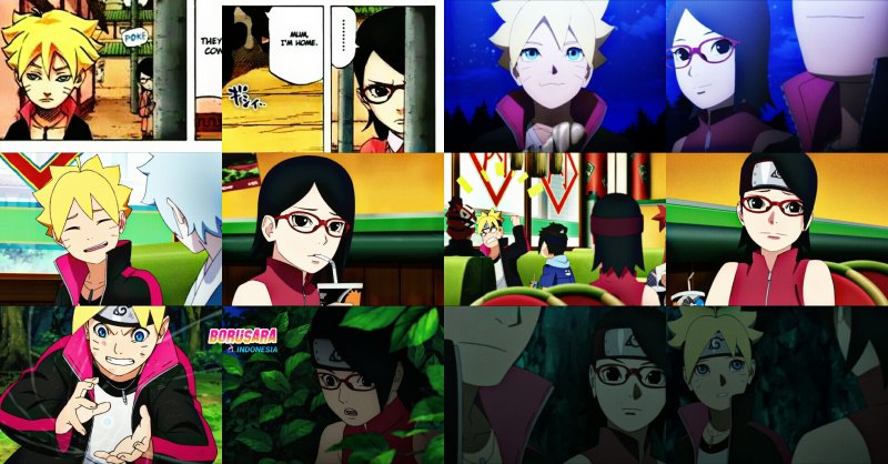 Боруто и Сарада 18 Хендай