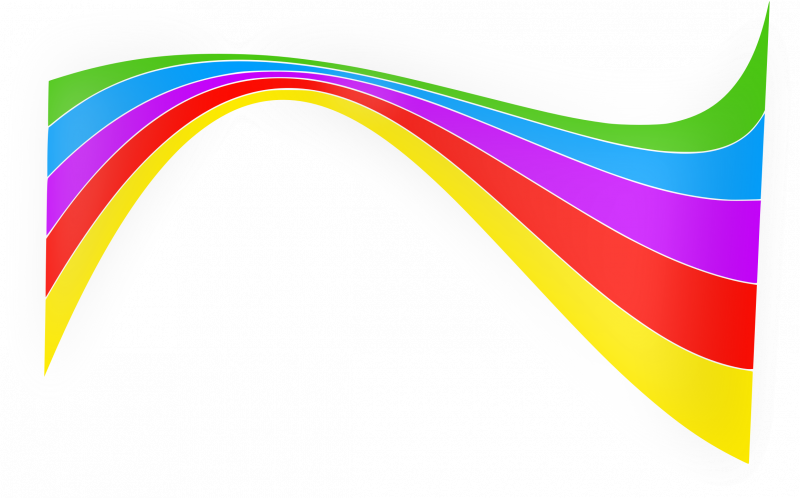 Радуга вектор на прозрачном фоне