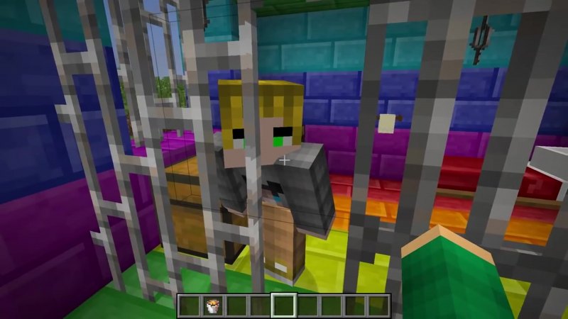 Minecraft с риколитом Радужная тюрьма