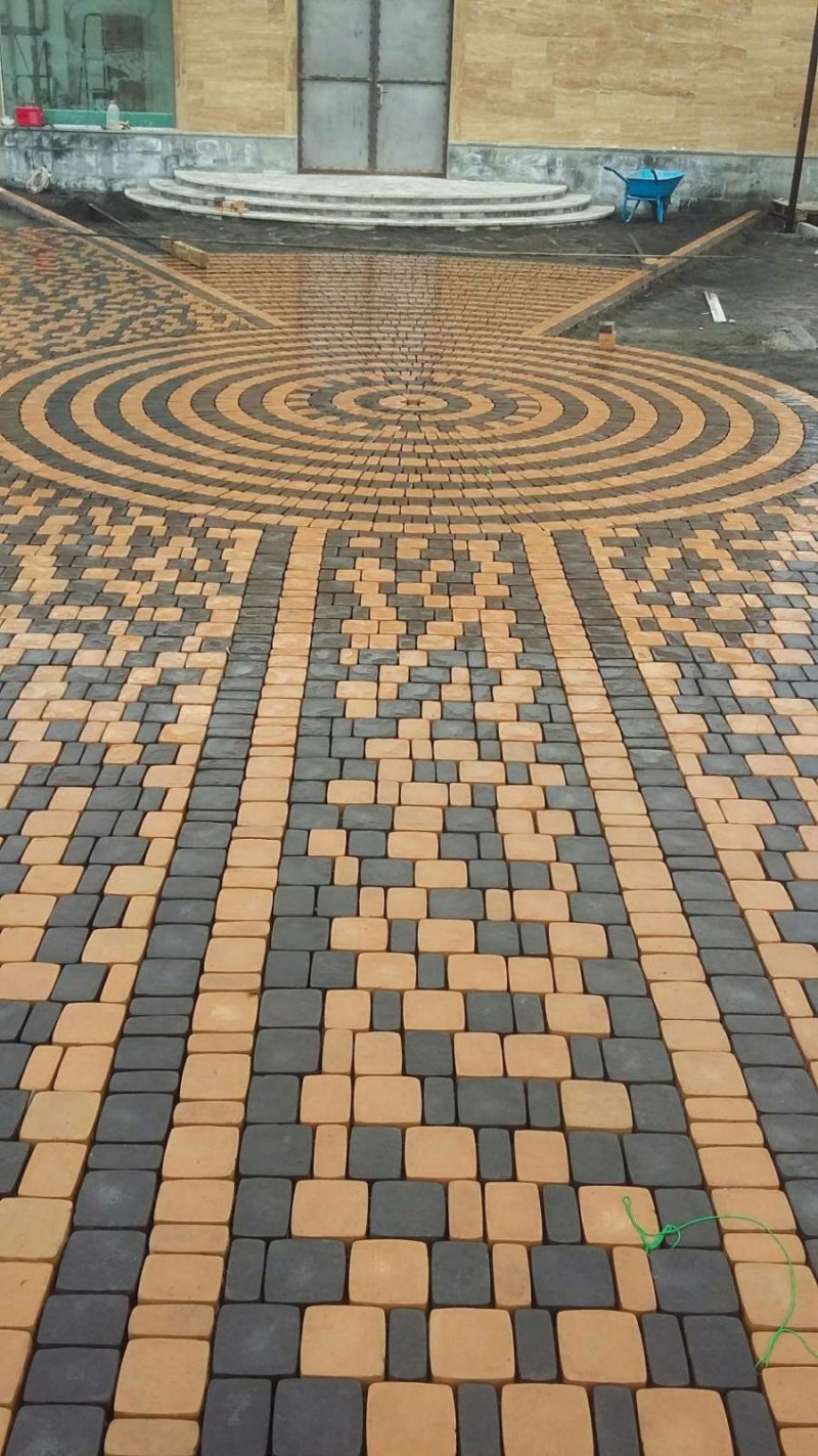 Тротуарная плитка Браер мозаика