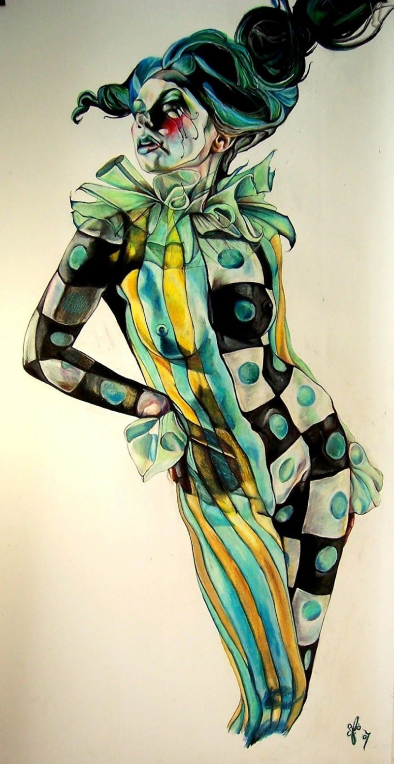 Art Шут, клоун, Арлекин