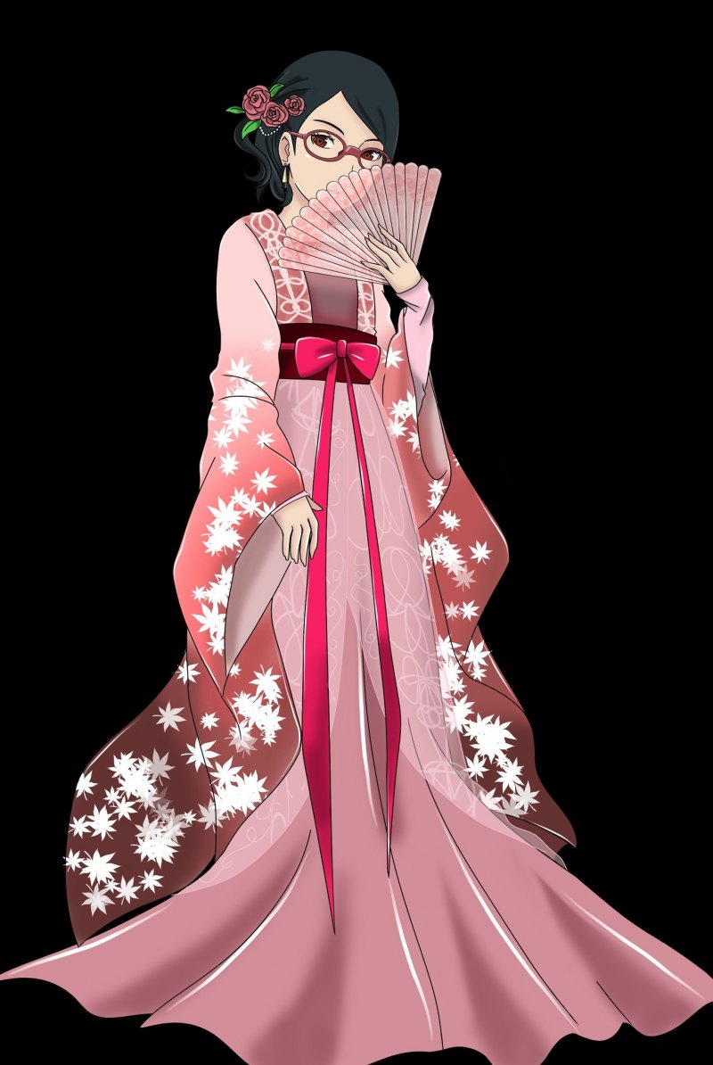 Сакура Харуно в кимоно
