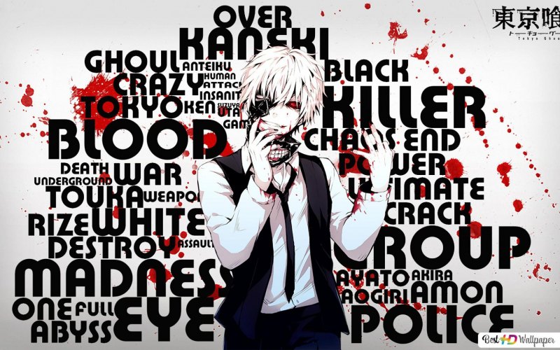 Канеки Кен превращение в Гуля