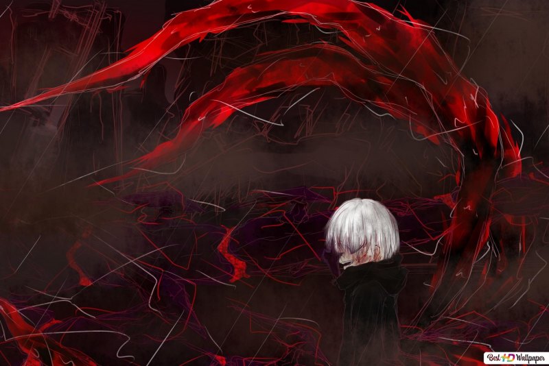 Новогодний Канеки Кен арт