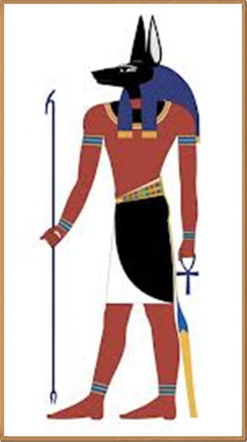 Боги Египта Анубис и ра