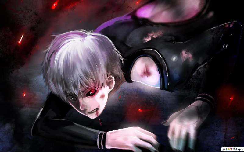 Канеки Кен превращение в Гуля