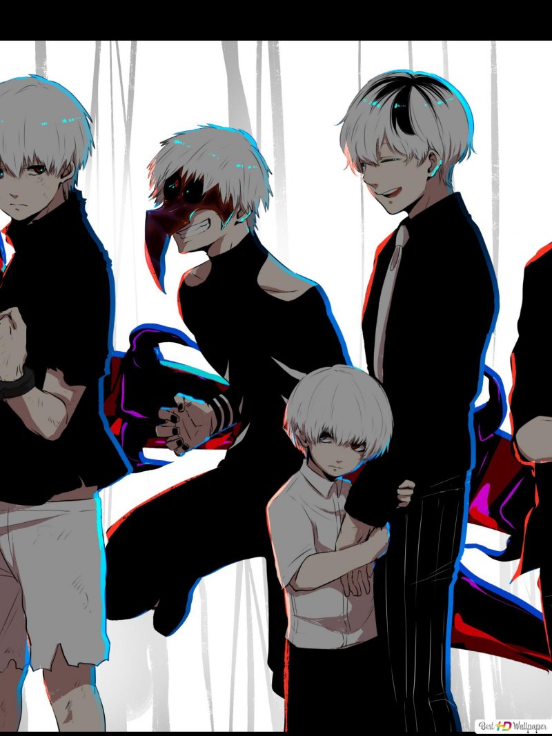 Новогодний Канеки Кен арт