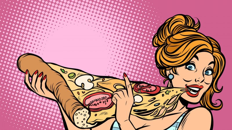 Бургер поп арт